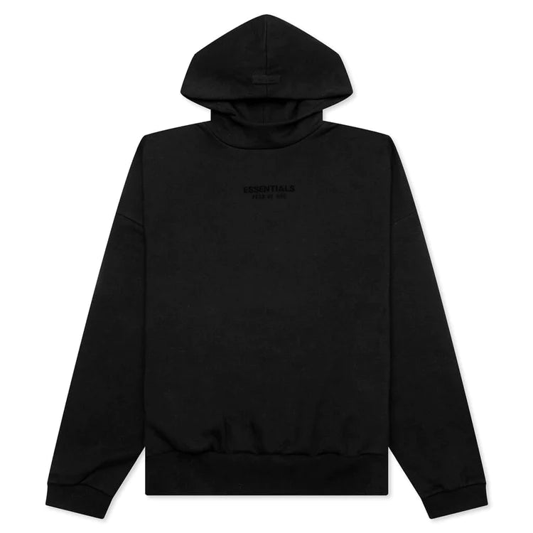 ESSENTIALS FEAR OF GOD HOODIE ( JET BLACK )