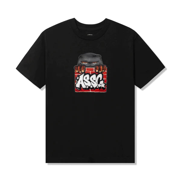 ANTI SOCIAL SOCIAL CLUB THE 405 BLACK TEE - POLO CUTTY FOR ASSC