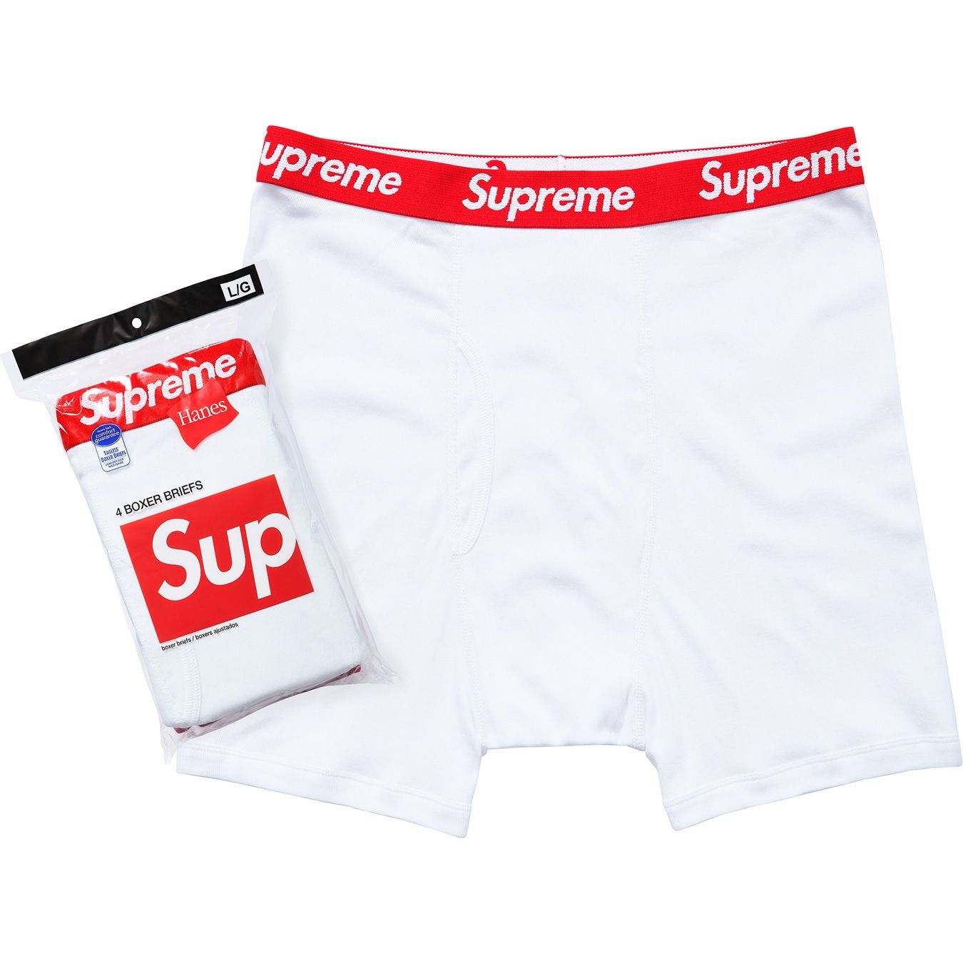 SUPREME®/HANES® BOXER BRIEFS (4 PACK)