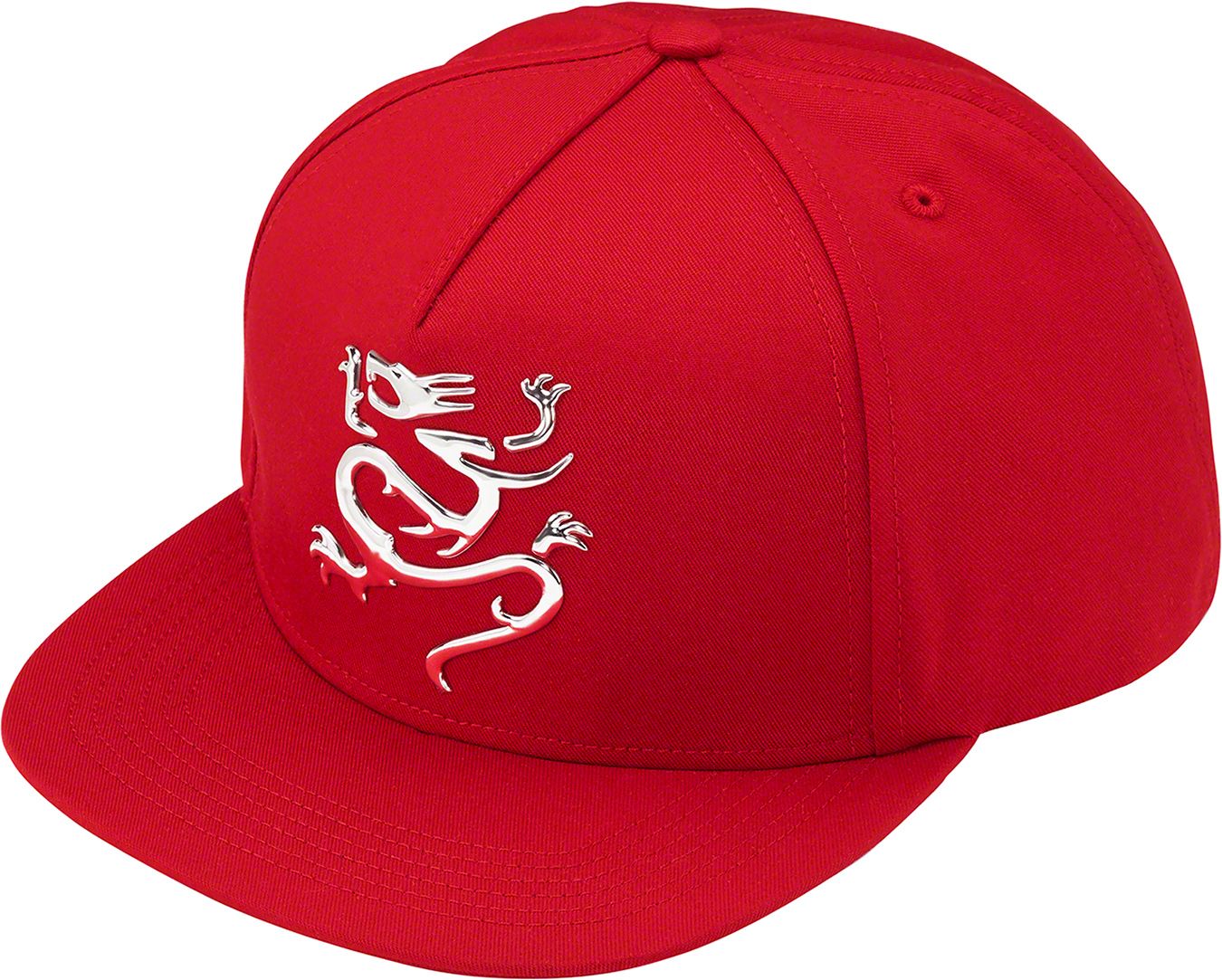 SUPREME RED MOBB DEEP DRAGON 5-PANEL